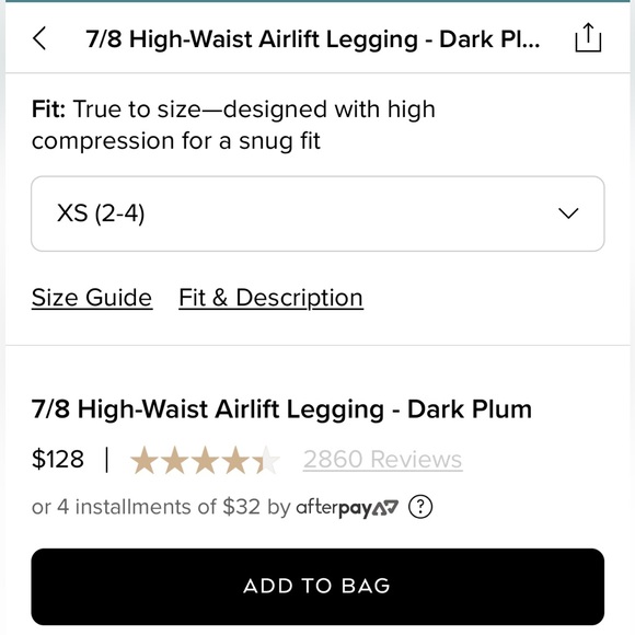 Alo Airlift set in Plum - Picture 3 of 5